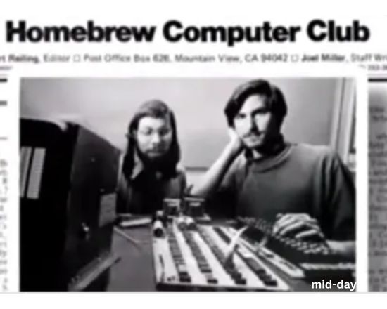 Steve Jobs and Steve Wozniak started Apple.

In the 1970s, they met at the Homebrew Computer Club, a casual group where tech lovers shared ideas.