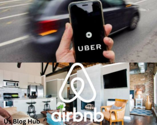 Uber disrupted transportation by connecting riders with drivers through an app, replacing traditional taxis.Airbnb transformed hospitality, enabling people to rent homes instead of hotels.