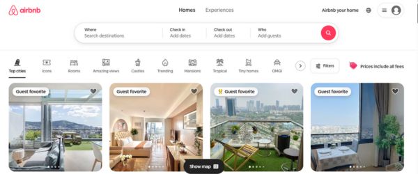 Airbnb raised equity capital from venture capital firms like Sequoia Capital to scale globally.