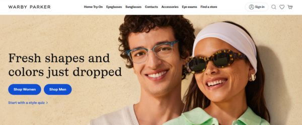 Warby Parker (eyewear brand) used early capital from investors to invest heavily in online marketing and customer experience tools.